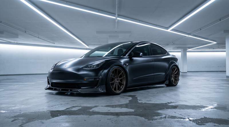 困困兔特斯拉改装视频